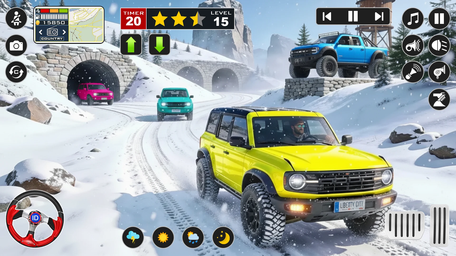 Offroad 4x4 Jeep Driving Sim screenshot